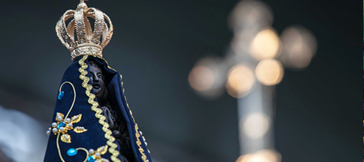 Nossa Senhora Aparecida, a Padroeira do Brasil, é celebrada nesta quarta-feira, 12